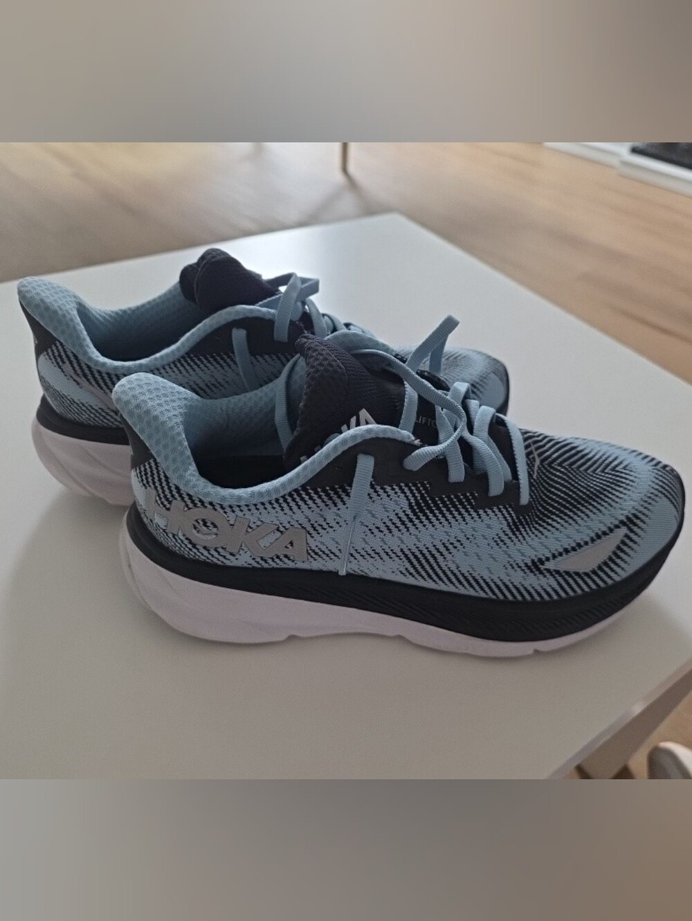HOKA Kids Light Blue Slipstream Running Shoes